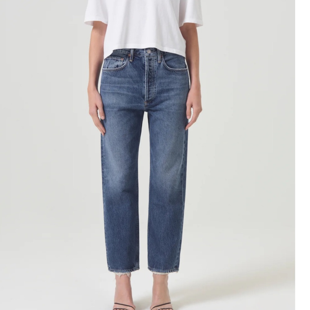 AGOLDE 90'S CROP MID RISE STRAIGHT